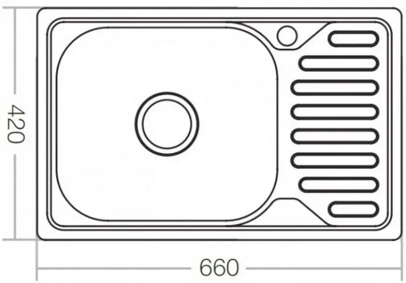 Кухонная мойка Mixxus Z6642-08-180E (Satin)