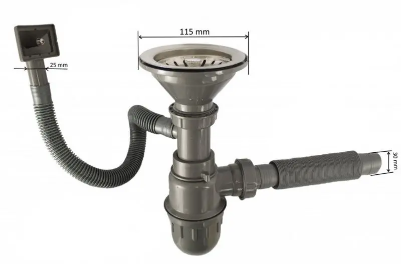 Chiuveta Mixxus Z7750-08-180D (Satin) - 3