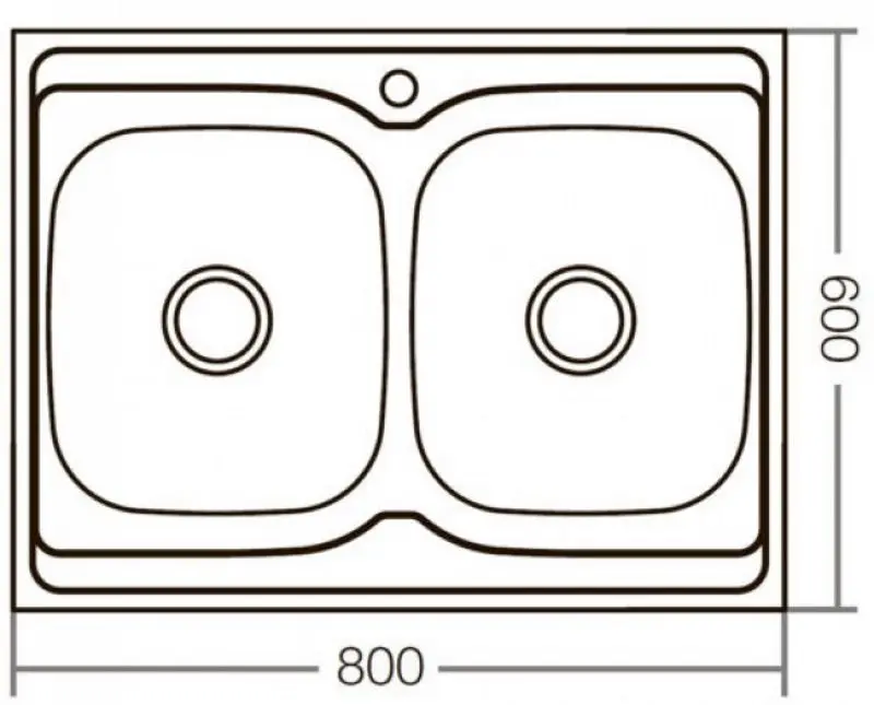Chiuveta Mixxus Z8060B-08-180E (Satin) - 2