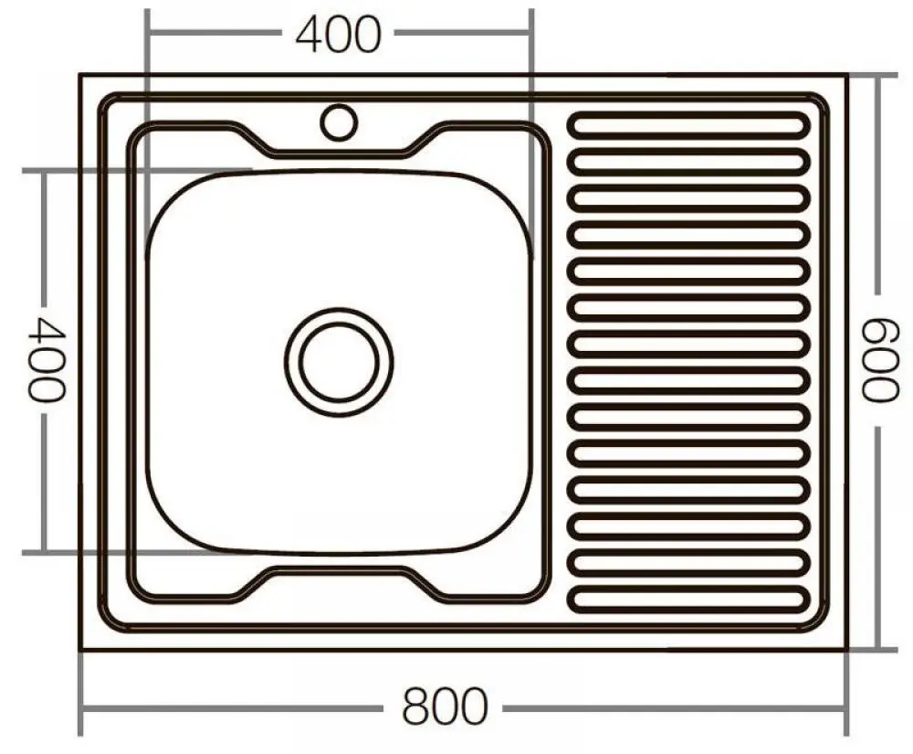 Chiuveta Mixxus Z8060R-04-160E (Satin)