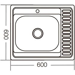 Chiuveta Mixxus Z6060L-06-160E (Satin) Thumb