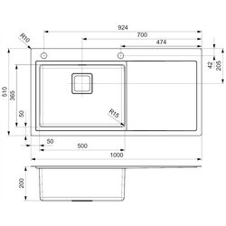 Chiuveta Reginox Phoenix 50 R32886 (Inox) Thumb