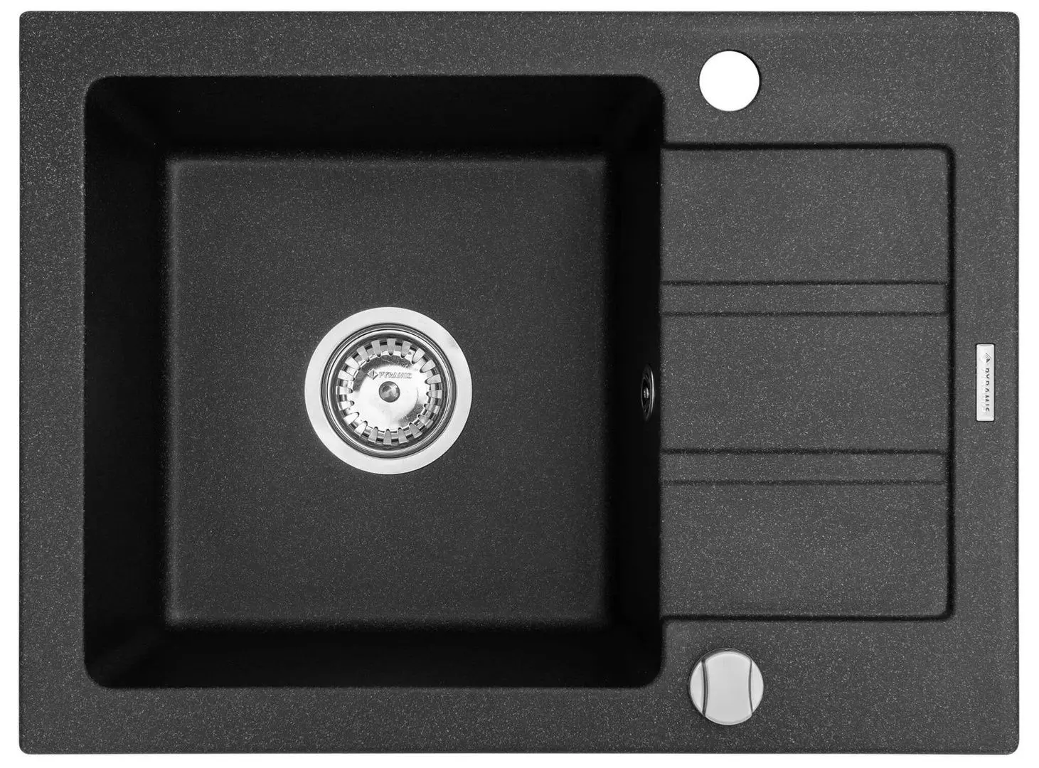 Chiuveta Pyramis Athena 62X44 1B 1D (Black)