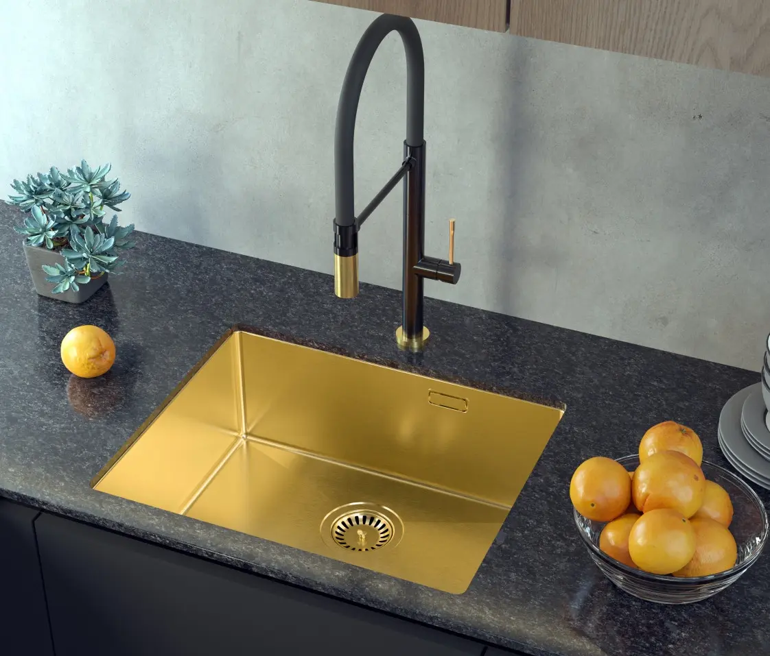 Кухонная мойка Quadron Anthony 60 (Gold) - 3