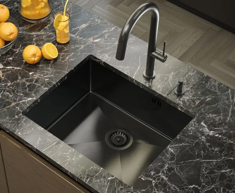 Кухонная мойка Quadron Anthony 60 (Graphite) - 3