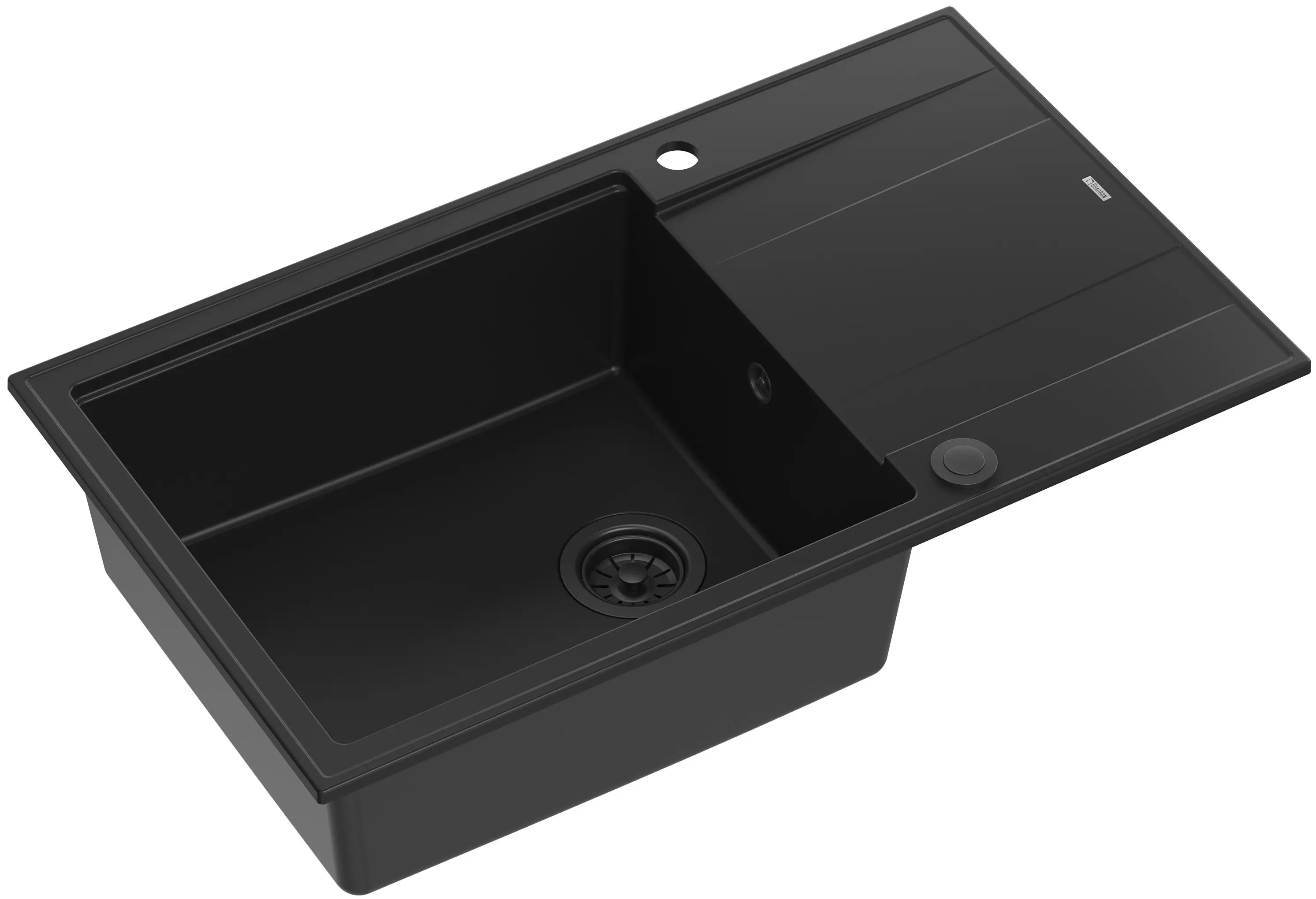 Кухонная мойка Quadron Evan 136 XL (Pure Carbon) - 2