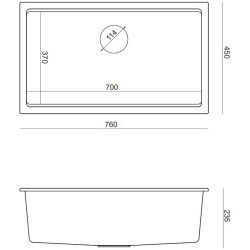 Кухонная мойка Quadron Logan 110 (Pure Carbon) Thumb