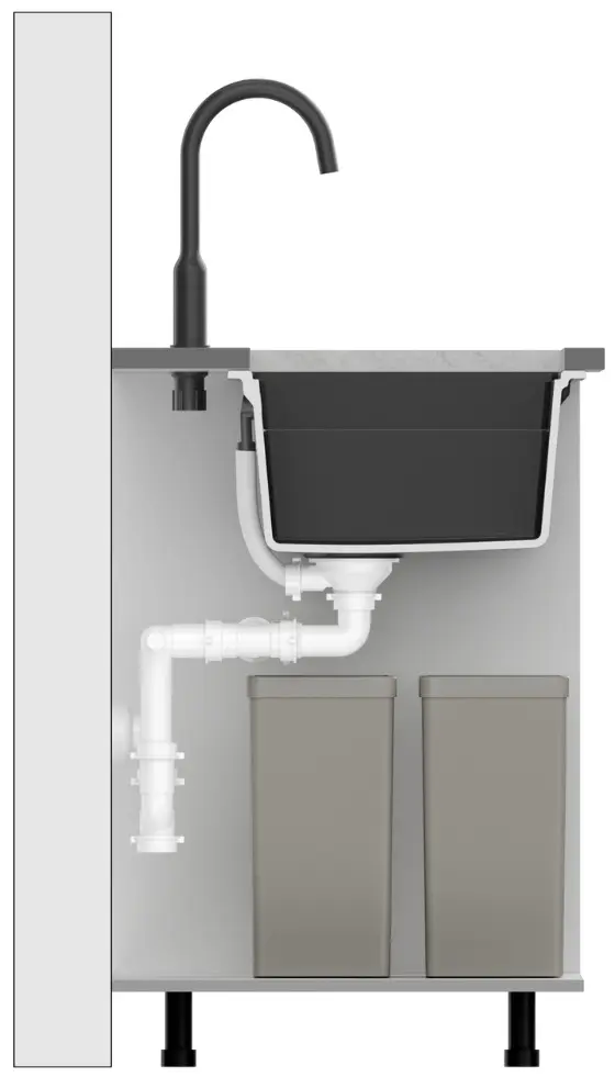 Кухонная мойка Quadron Logan 120 (Silver Stone) - 5