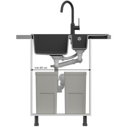 Chiuveta Quadron Morgan 156 (Pure Carbon) Thumb
