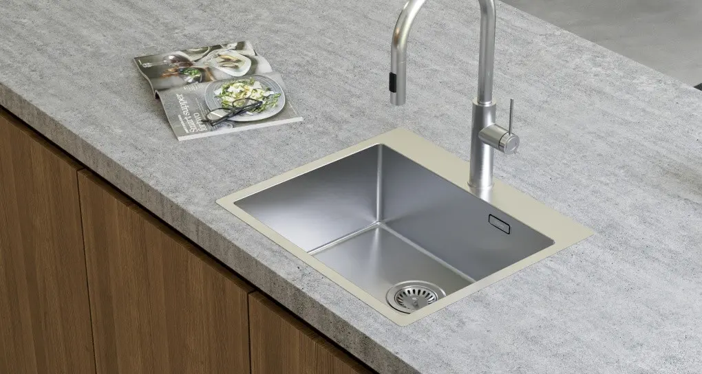 Chiuveta Quadron Russel 110 (Brushed Steel) - 2