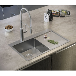 Chiuveta Quadron Russel 111 (Brushed Steel) Thumb