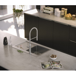Chiuveta Quadron Russel 111 (Brushed Steel) Thumb