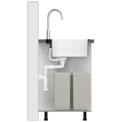 Chiuveta Quadron Russel 111 (Brushed Steel) Thumb