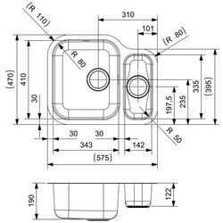 Chiuveta Reginox Alaska R19009 (Inox) Thumb