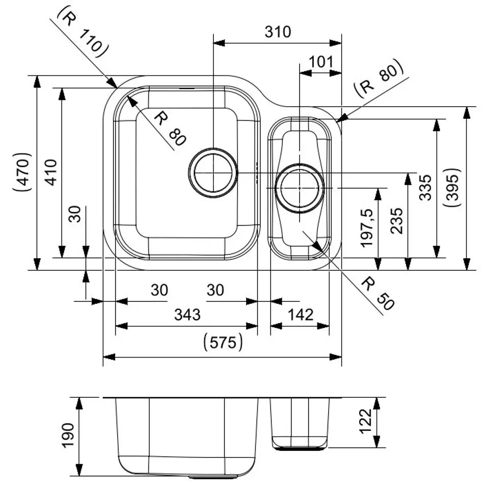 Chiuveta Reginox Alaska R19009 (Inox)