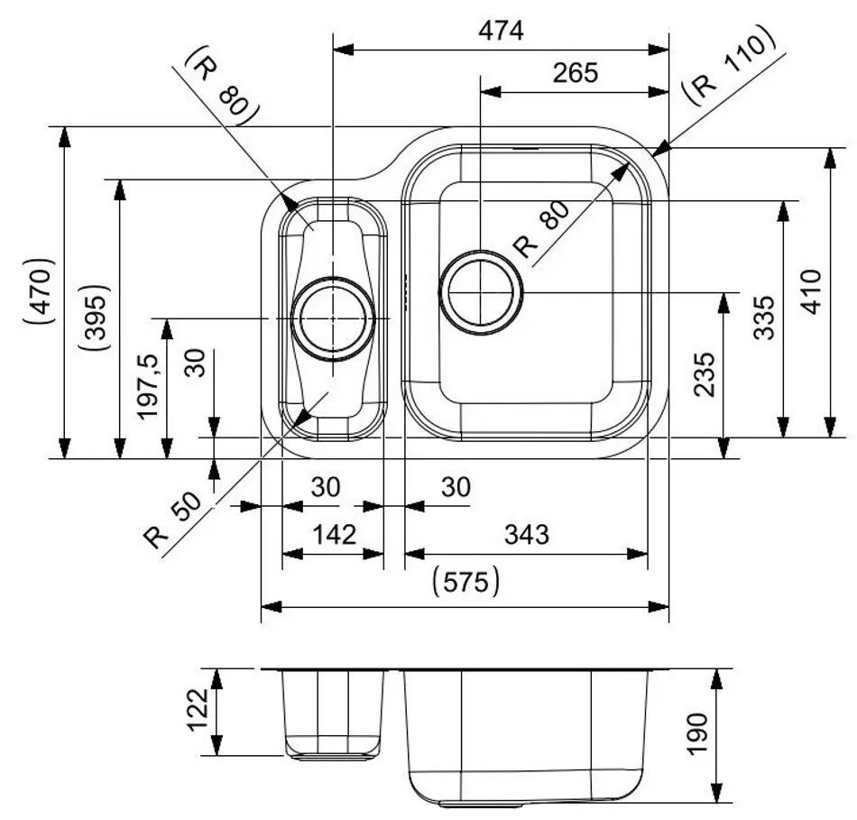 Chiuveta Reginox Alaska R19016 (Inox)