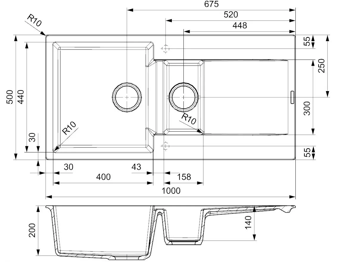 Кухонная мойка Reginox Amsterdam 15 R30950 (Pure White)