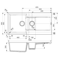 Кухонная мойка Reginox Amsterdam 15 R30974 (Grey Silvery) Thumb