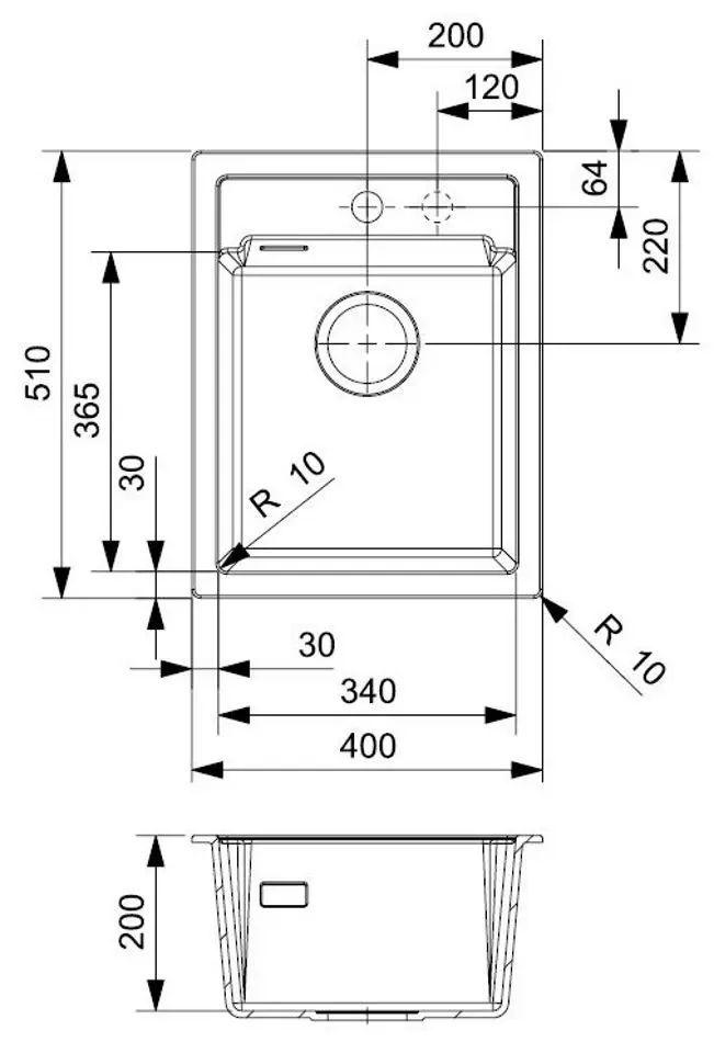 Chiuveta Reginox Amsterdam 34 R33562 (Grey Silvery)
