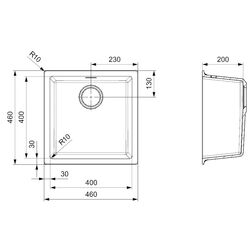 Chiuveta Reginox Amsterdam 40 R32329 (Grey Silvery) Thumb