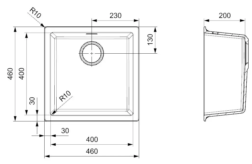 Кухонная мойка Reginox Amsterdam 40 R32336 (Caffe Silvery)