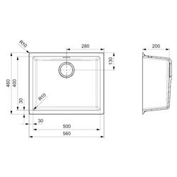 Chiuveta Reginox Amsterdam 50 R34644 (Pure Black) Thumb