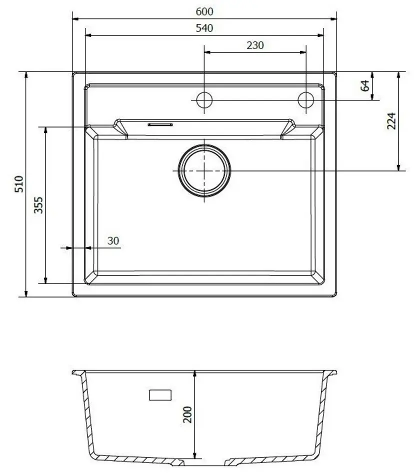 Chiuveta Reginox Amsterdam 54 Tapwing R31063 (Grey Silvery)