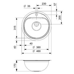 Кухонная мойка Reginox Atlantis R03411 (Inox) Thumb