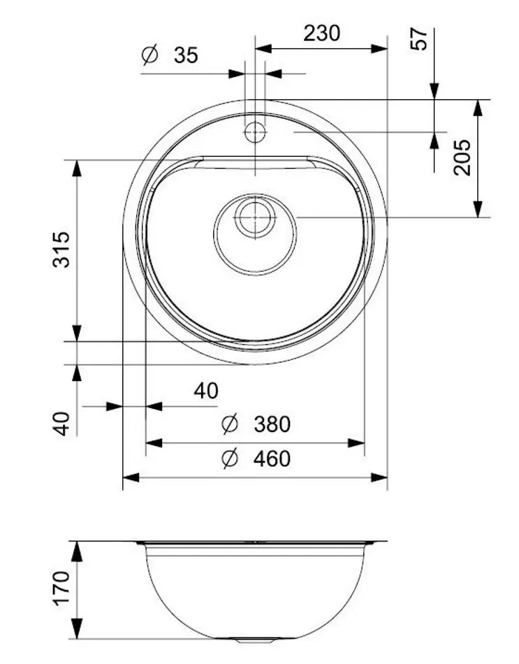 Кухонная мойка Reginox Atlantis R03411 (Inox)