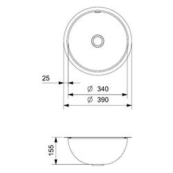 Кухонная мойка Reginox Caribbean R03473 (Inox) Thumb