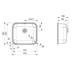 Chiuveta Reginox Colorado KG-CC R24324 (Inox) Thumb