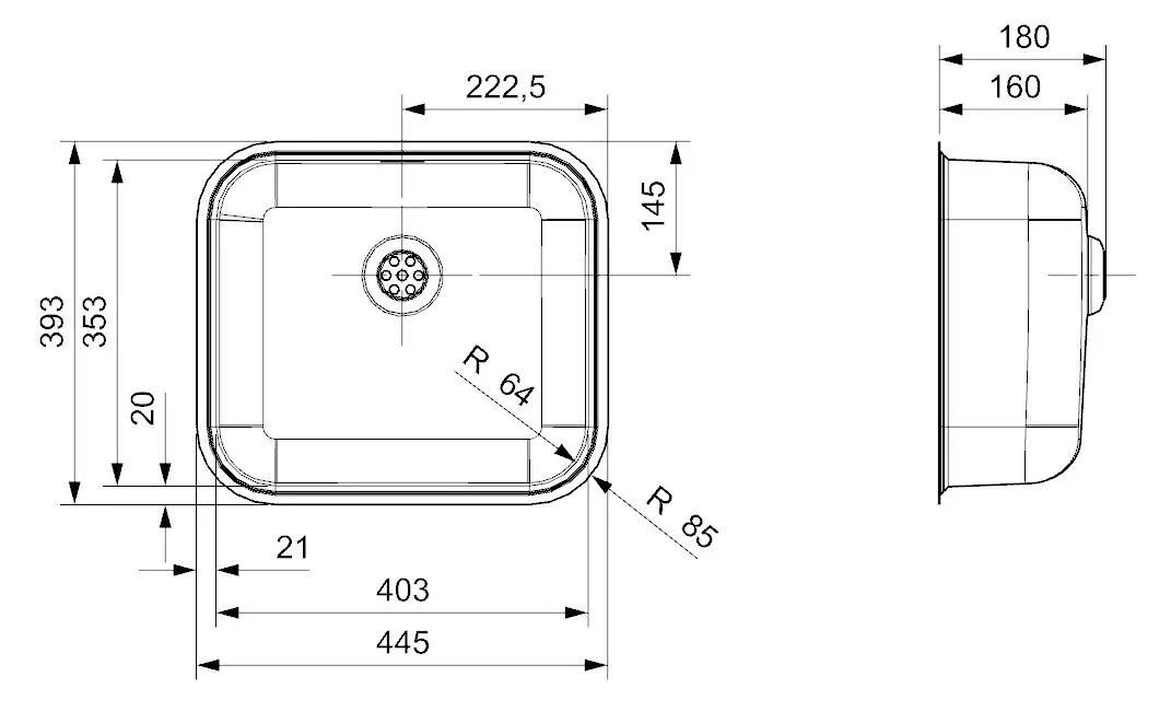 Chiuveta Reginox Colorado KG-CC R24324 (Inox)