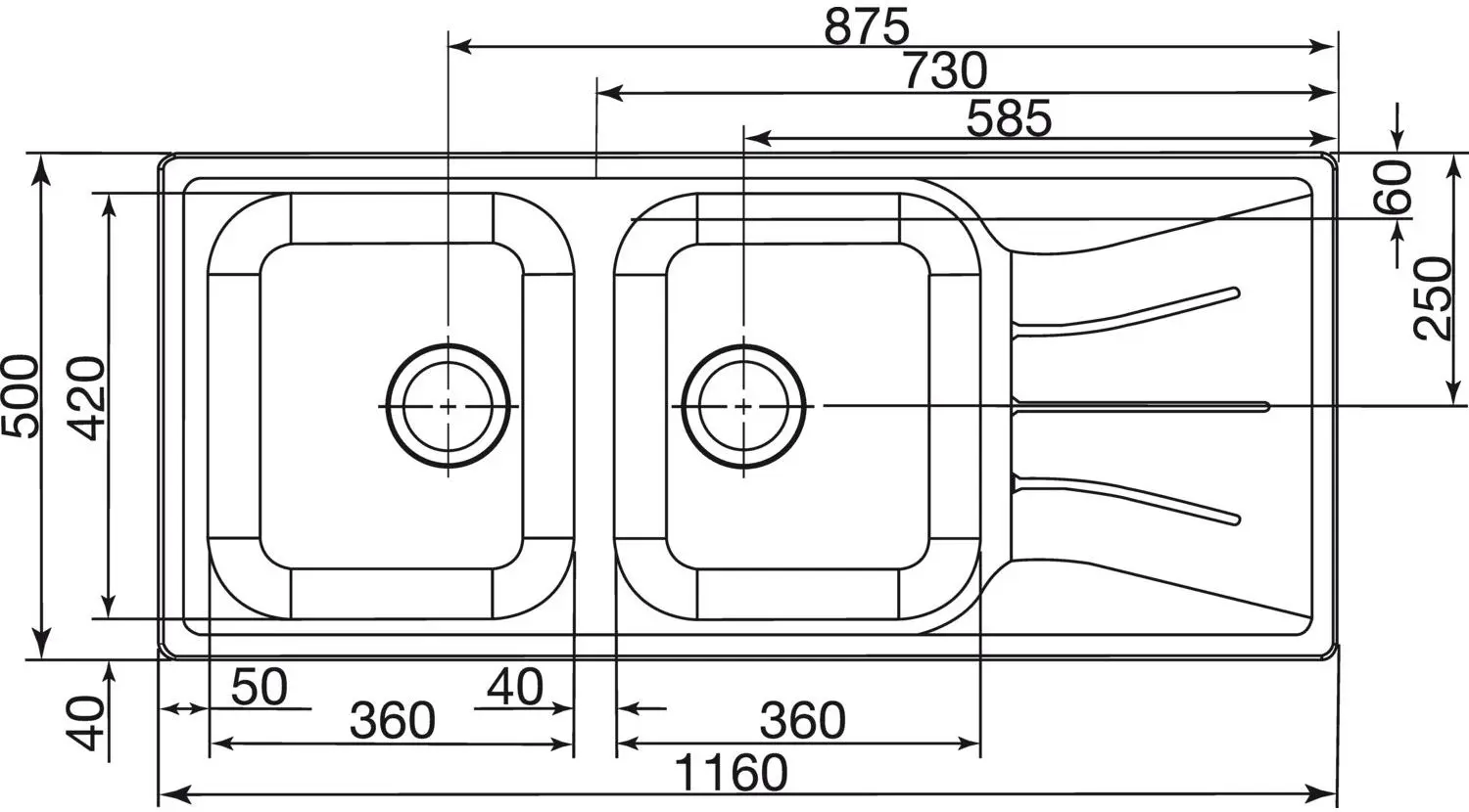Chiuveta Reginox Diplomat 30 Eco R21293 (Inox)