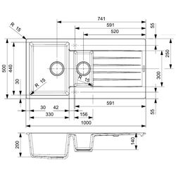 Chiuveta Reginox Harlem 15 R31292 (Black Silvery) Thumb