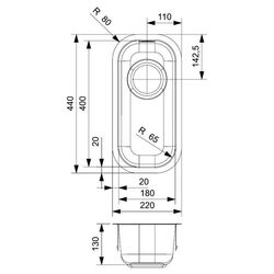 Chiuveta Reginox IB 1840 R23785 (Inox) Thumb
