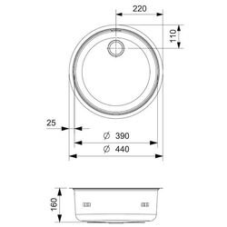 Chiuveta Reginox L18 390 OSK R00748 (Inox) Thumb