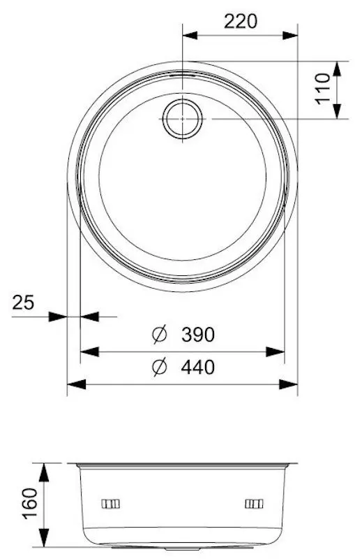 Chiuveta Reginox L18 390 OSK R00748 (Inox)