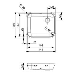 Chiuveta Reginox L18 4035 VP R20760 (Inox) Thumb