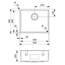 Кухонная мойка Reginox Miami 50x40 R30738 (Copper) Thumb