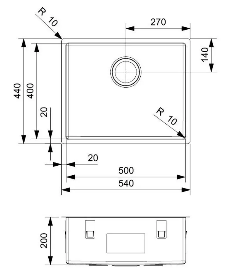 Кухонная мойка Reginox Miami 50x40 R30738 (Copper)