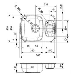 Chiuveta Reginox Morena R16534 (Inox) Thumb