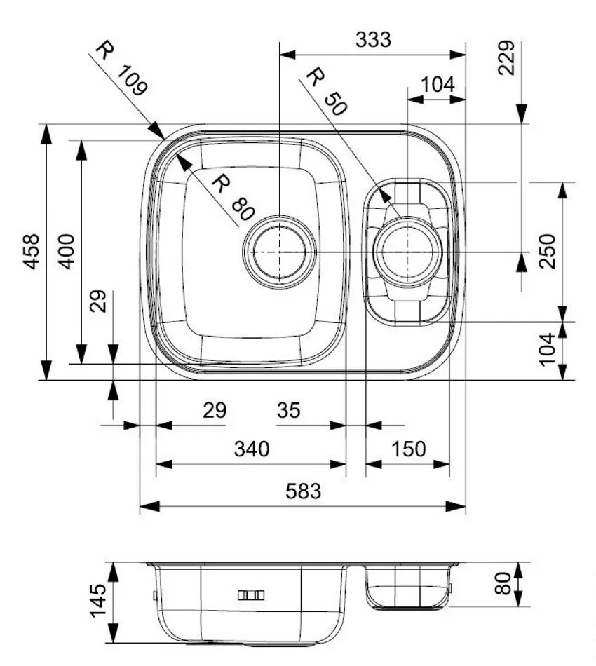 Chiuveta Reginox Morena R16534 (Inox)