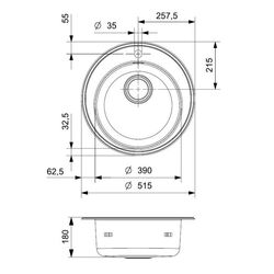 Chiuveta Reginox Moscow OKG R03435 (Inox) Thumb