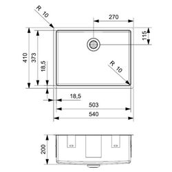 Chiuveta Reginox New Jersey 50x37 R32992 (Inox) Thumb