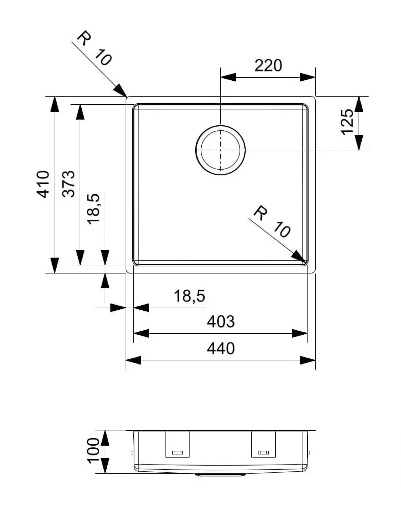 Chiuveta Reginox New Jersey R38475 (Inox)