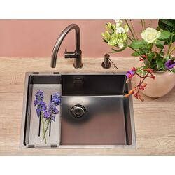 Кухонная мойка Reginox New York 50x40 Comfort R35146 (Gun Metal Silver) Thumb