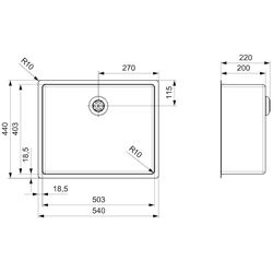 Chiuveta Reginox New York 50x40 R27646 (Inox) Thumb