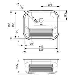 Chiuveta Reginox Ottawa R04029 (Inox) Thumb