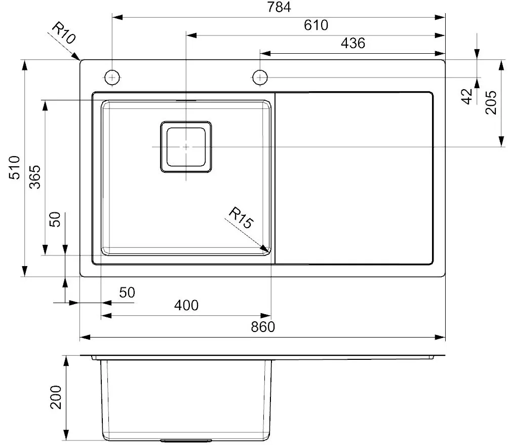 Chiuveta Reginox Phoenix 40 R32909 (Inox)