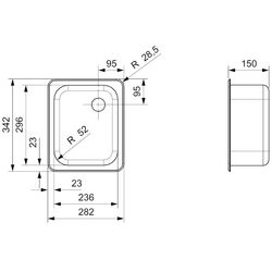 Chiuveta Reginox R18 2330 OSK R00380 (Inox) Thumb